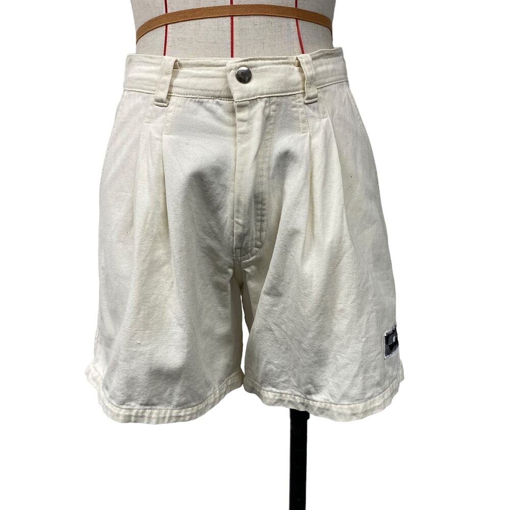 Vintage Hooters Womens Pleat Front Casual Shorts